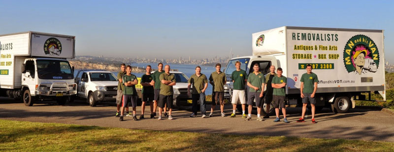 The team at Man & His Van Sydney Furniture Removals