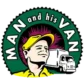 Man and His Van logo: Trusted home, office, and interstate removal services in Sydney since 1996.
