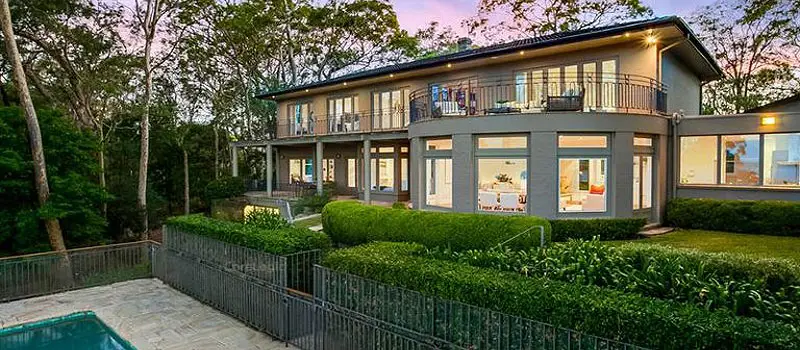 Modern home in a leafy street in Sydney’s North Shore.
